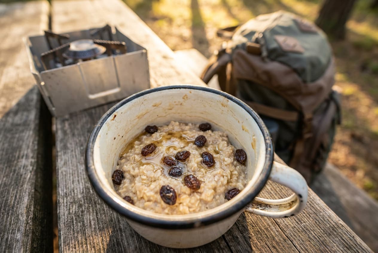 Backpacker Breakfast - Oatmeal or Grits - Easy meal